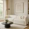 Tapicerowana Sofa 3-osobowa Cressi II do zestawu