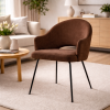 Fotel tapicerowany Astoria czarny – nowoczesny i wygodny