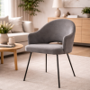 Fotel tapicerowany Astoria czarny – nowoczesny i wygodny
