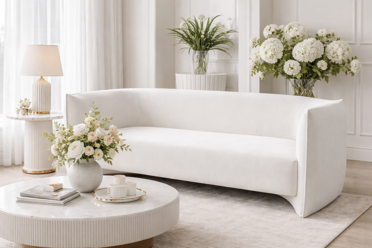 Tapicerowana Sofa Elvano do zestawu