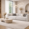 Wygodna Sofa Modułowa Tapicerowana Dalia bez funkcji spania - Modernistyczna Kanapa do Salonu