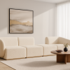 Sofa Modułowa Tapicerowana Monir SL+S+P+SP bez funkcji spania - Nowoczesna Kanapa do Salonu