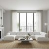 Duży Narożnik Modułowy Balia w Kształcie U - Tapicerowana Sofa do Salonu