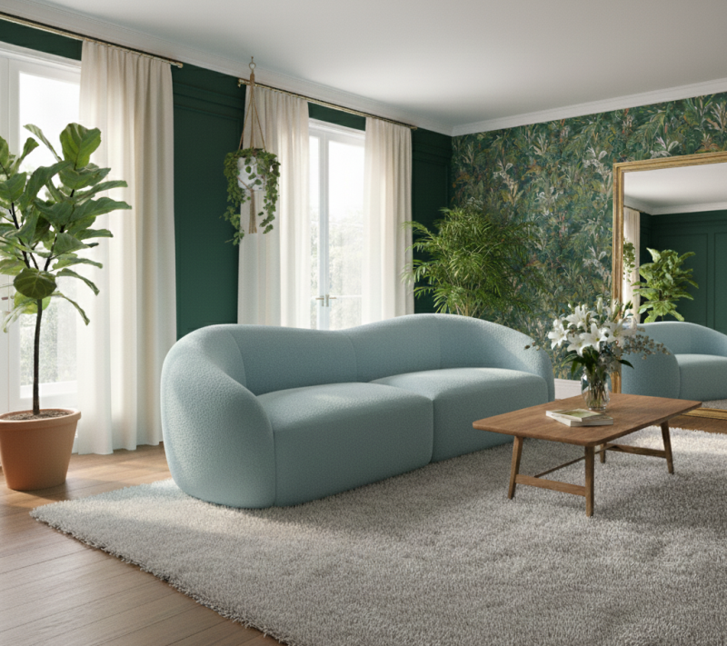 Tapicerowana Sofa Avenir do zestawu