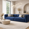 Wygodna Sofa Modułowa Tapicerowana Dalia bez funkcji spania - Modernistyczna Kanapa do Salonu