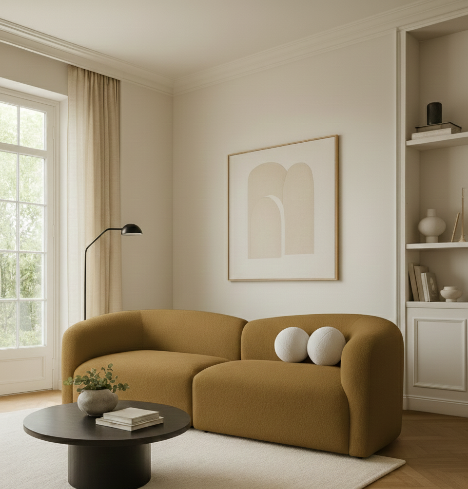Tapicerowana Sofa 3-osobowa Cressi II do zestawu