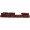 Sofa Modułowa Tapicerowana Defia SL+S+P+SP - Nowoczesna Duża Kanapa do Salonu