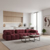 Sofa Modułowa Tapicerowana Defia SL+S+SP - Nowoczesna Wygodna Kanapa do Salonu
