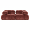 Sofa Modułowa Tapicerowana Defia SL+SP - Nowoczesna Kompaktowa Kanapa do Salonu