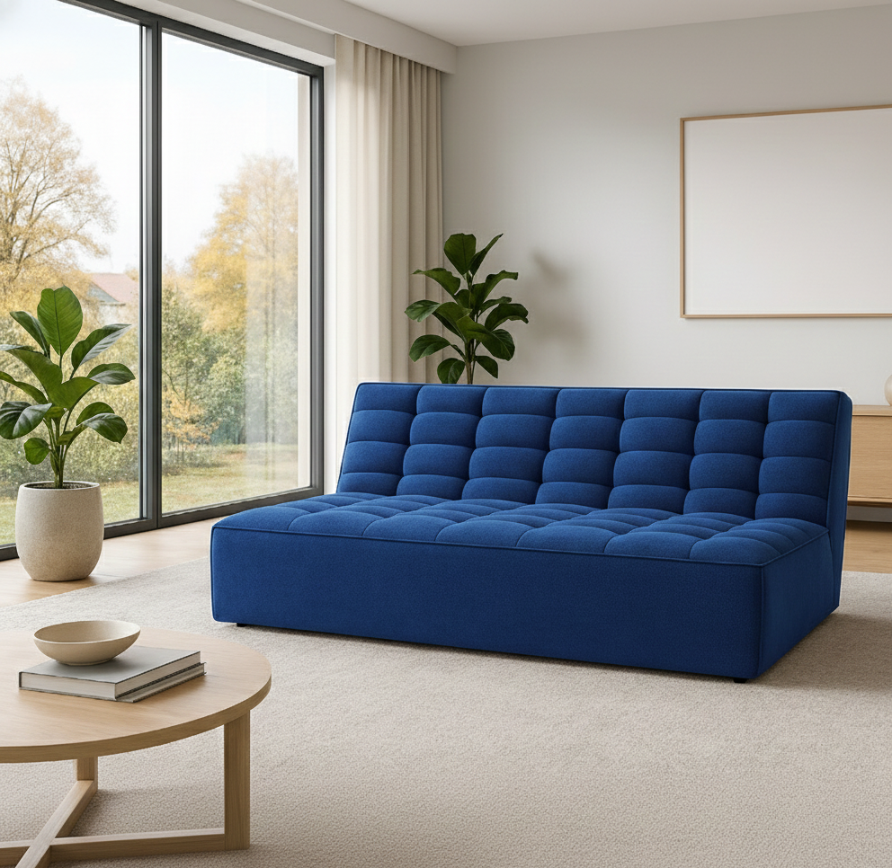 Sofa Tapicerowana Sento bez funkcji spania - Nowoczesna Dwuosobowa Kanapa do Salonu