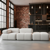 Sofa Modułowa Tapicerowana Milky SL+S+P - Nowoczesny Zestaw Wypoczynkowy