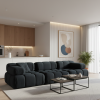 Sofa Modułowa Tapicerowana Defia SL+S+P - Duża Nowoczesna Wygodna Kanapa do Salonu