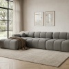 Narożnik Modułowy Tapicerowany Balia SZL+S+S - Duża Sofa Bubbly z Szezlongiem