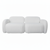 Sofa Modułowa Tapicerowana Mobi SL+SP bez funkcji spania - Kompaktowa Kanapa do Salonu