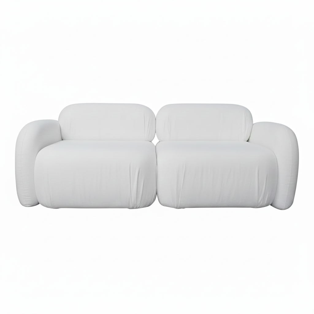 Sofa Modułowa Tapicerowana Mobi SL+SP bez funkcji spania - Kompaktowa Kanapa do Salonu