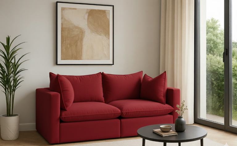 Sofa Modułowa Tapicerowana Nuell R+R bez funkcji spania - Nowoczesna Kanapa do Salonu