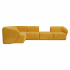 Narożnik Modułowy Tapicerowany Monir SL+R+S+P+SP bez funkcji spania - Nowoczesna Sofa do Salonu