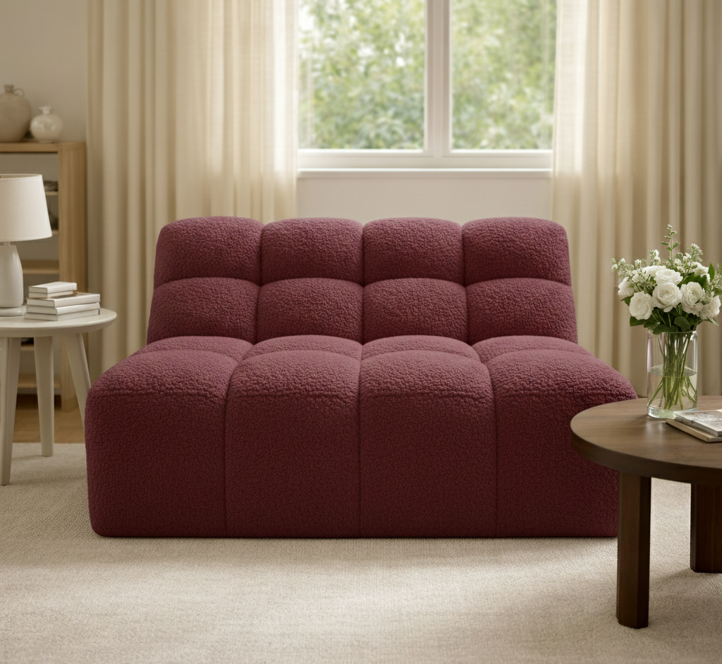 Tapicerowana Sofa Revell bez podłokietników do zestawu