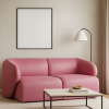 Sofa Modułowa Tapicerowana Verna SL+SP bez funkcji spania - Nowoczesna Dwuosobowa Kanapa do Pokoju
