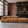 Sofa Modułowa Tapicerowana Milky SL+S+P - Nowoczesny Zestaw Wypoczynkowy