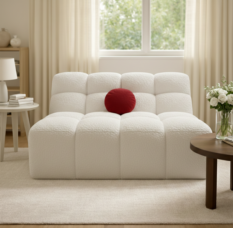 Tapicerowana Sofa Revell bez podłokietników do zestawu