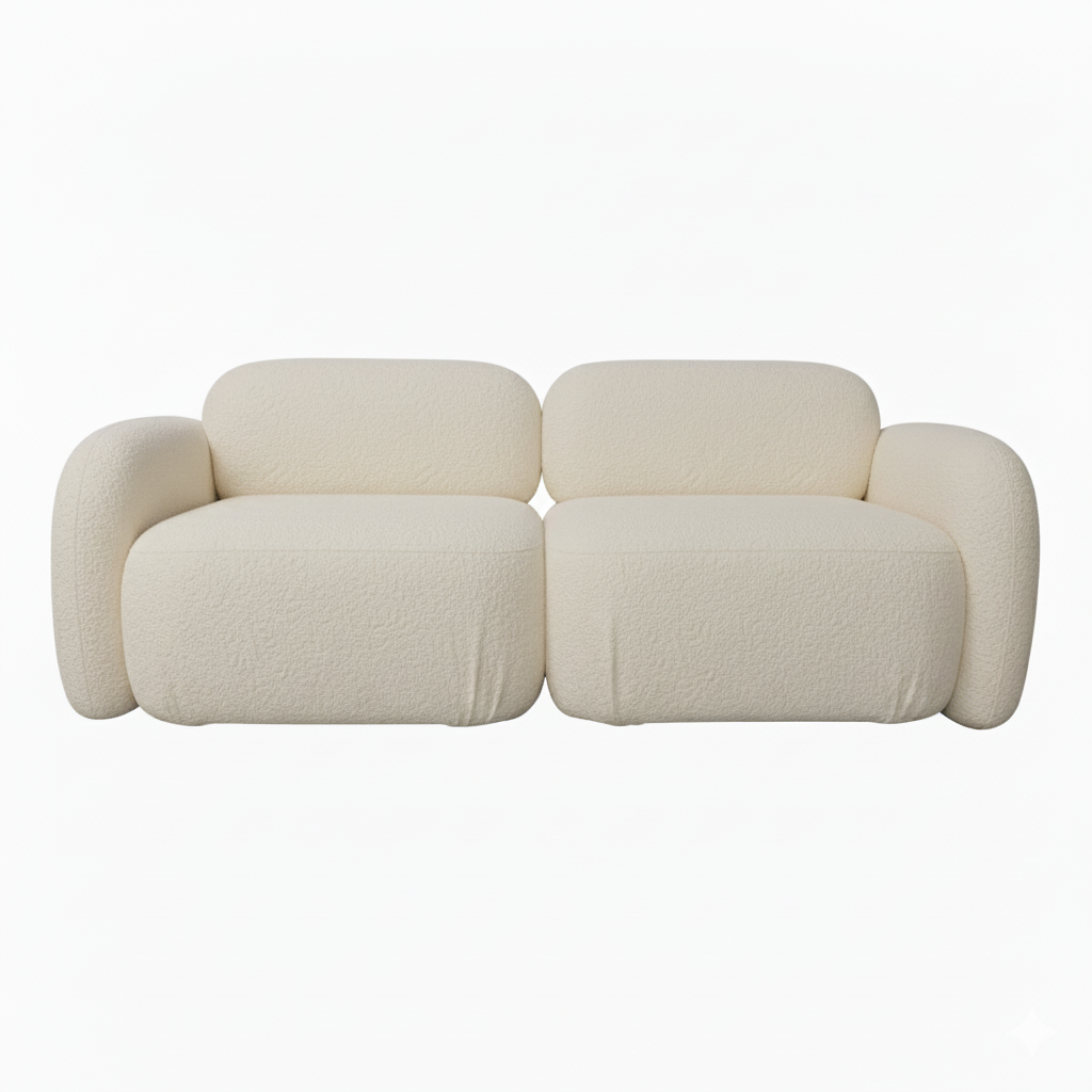 Sofa Modułowa Tapicerowana Mobi SL+SP bez funkcji spania - Kompaktowa Kanapa do Salonu