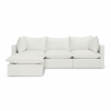 Narożnik Modułowy Tapicerowany Nuell P+R+S+R bez funkcji spania - Nowoczesna Sofa do Salonu