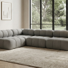 Narożnik Modułowy Tapicerowany Balia S+R+S+S - Duża Sofa Rogowa Bubbly