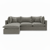 Narożnik Modułowy Tapicerowany Nuell P+R+S+R bez funkcji spania - Nowoczesna Sofa do Salonu