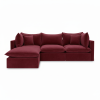Narożnik Modułowy Tapicerowany Nuell P+R+S+R bez funkcji spania - Nowoczesna Sofa do Salonu