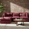 Narożnik Modułowy Tapicerowany Nuell P+R+S+R bez funkcji spania - Nowoczesna Sofa do Salonu