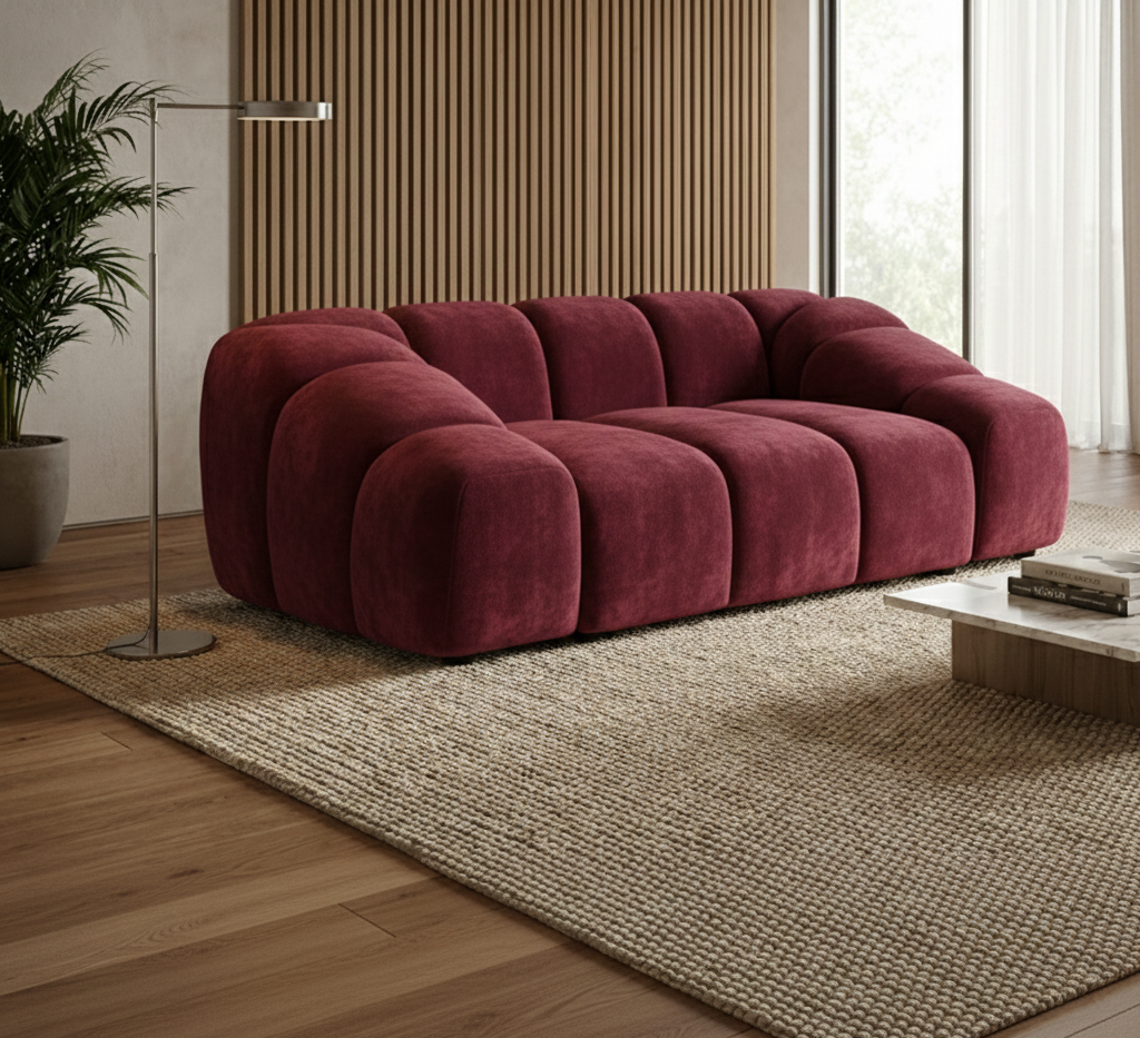 Tapicerowana Sofa Emany do zestawu