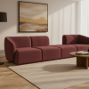 Sofa Modułowa Tapicerowana Monir SL+S+P+SP bez funkcji spania - Nowoczesna Kanapa do Salonu