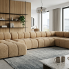 Narożnik Modułowy Tapicerowany Linea FOTEL, RÓG, SOFA bez funkcji spania - Nowoczesna Kanapa do Salonu