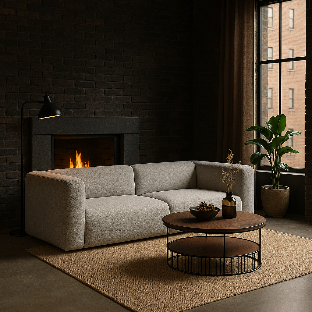 Wygodna Sofa Modułowa Tapicerowana Dalia bez funkcji spania - Modernistyczna Kanapa do Salonu