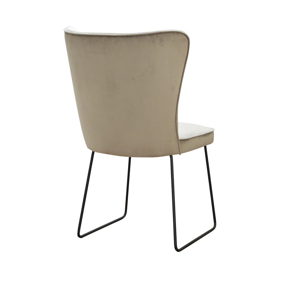 Krzesło tapicerowane Lussu sanki – minimalistyczny design i wygoda