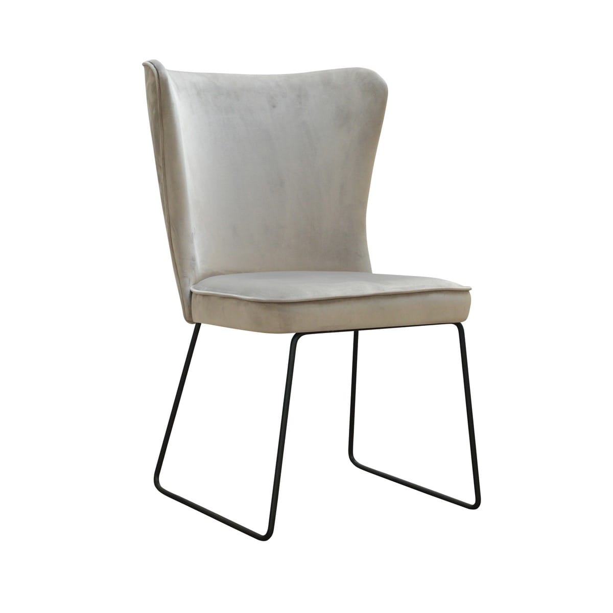 Krzesło tapicerowane Lussu sanki – minimalistyczny design i wygoda