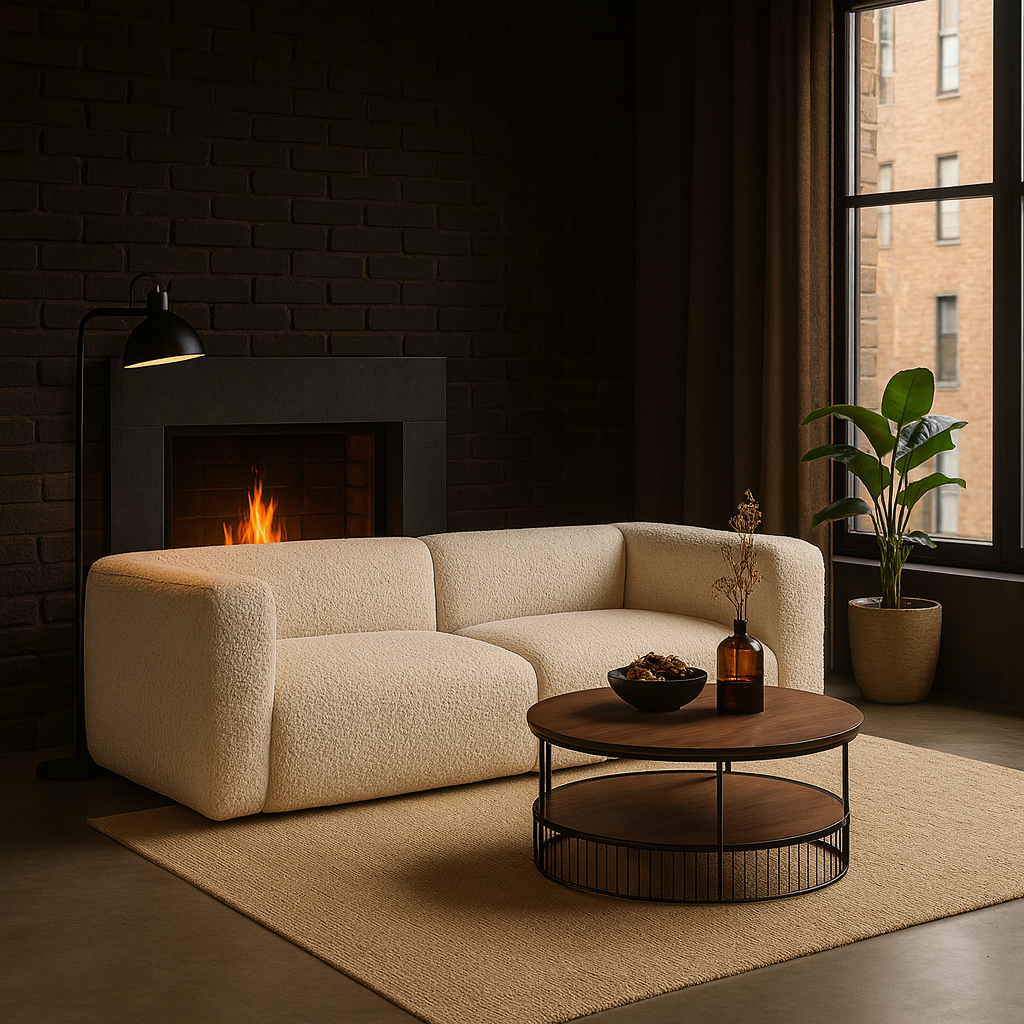 Wygodna Sofa Modułowa Tapicerowana Dalia bez funkcji spania - Modernistyczna Kanapa do Salonu