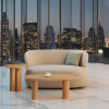 Tapicerowana Sofa Huna do zestawu