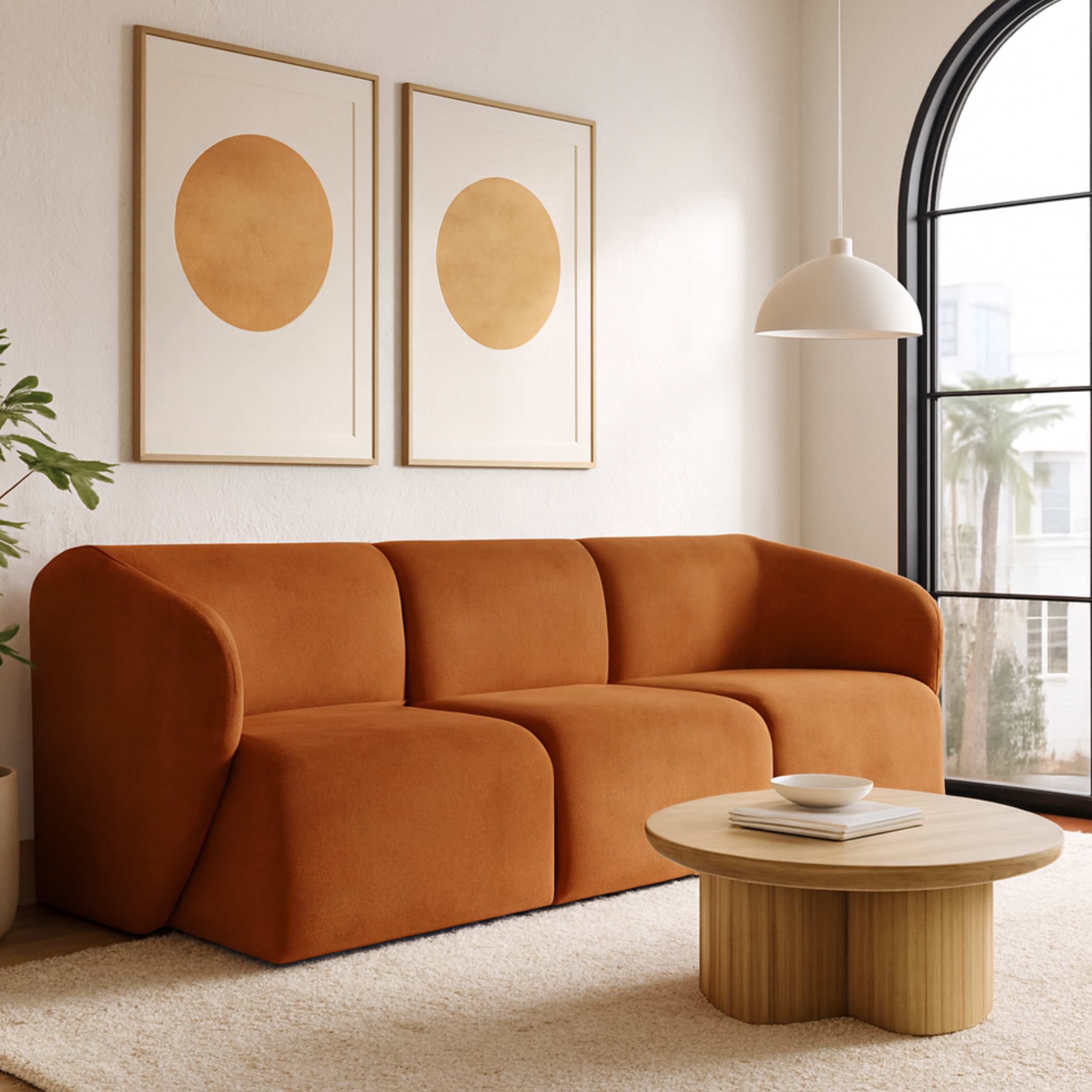 Sofa Modułowa Tapicerowana Verna SL+S+SP bez funkcji spania - Nowoczesna Kanapa do Salonu