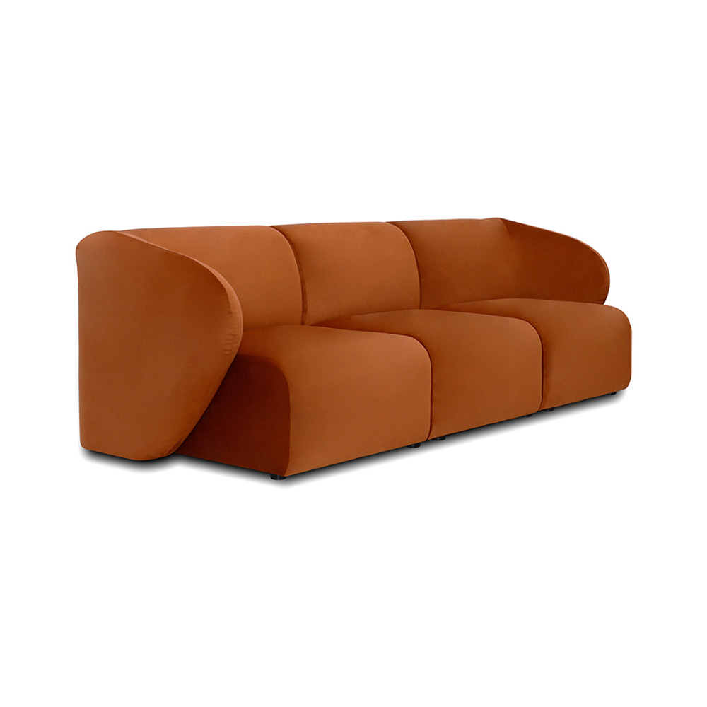 Sofa Modułowa Tapicerowana Verna SL+S+SP bez funkcji spania - Nowoczesna Kanapa do Salonu