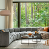 Narożnik Modułowy Tapicerowany Real SL+R+R+SP - Duża Sofa Rogowa do Salonu