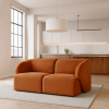 Sofa Modułowa Tapicerowana Verna SL+SP bez funkcji spania - Nowoczesna Dwuosobowa Kanapa do Pokoju