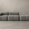 Sofa Modułowa Tapicerowana Milky SL+S+P - Nowoczesny Zestaw Wypoczynkowy