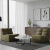 Fotel tapicerowany Sorin minimalistyczny – wygodny do salonu