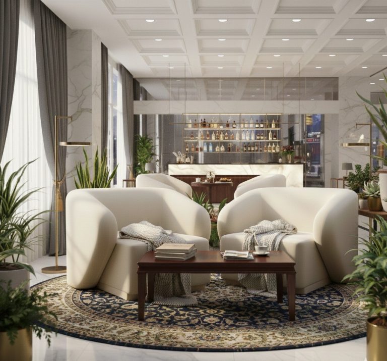 Fotel tapicerowany Monir futurystyczny – do relaksu w salonie