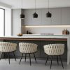 Fotel tapicerowany Empressa czarny – charakterystyczny design