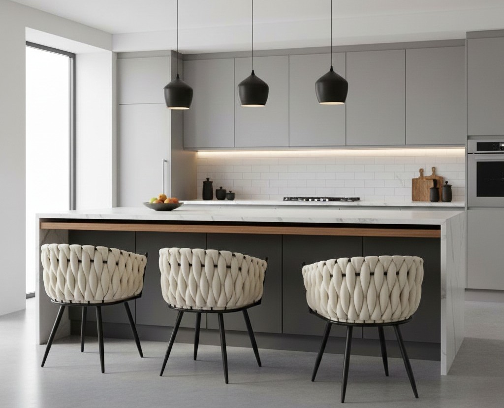 Fotel tapicerowany Empressa czarny – charakterystyczny design