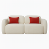 Sofa Modułowa Tapicerowana Mobi SL+SP bez funkcji spania - Kompaktowa Kanapa do Salonu