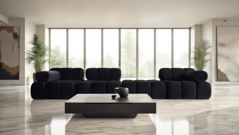 Sofa Modułowa Tapicerowana Defia SL+S+P+SP - Nowoczesna Duża Kanapa do Salonu